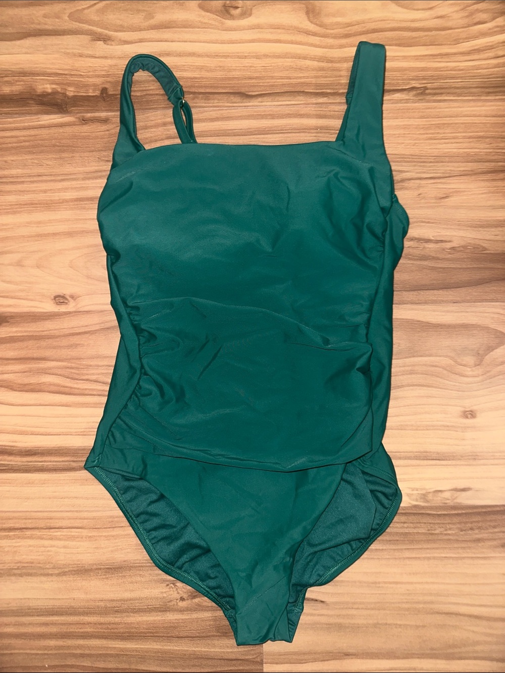 Shade & Shore Teal Green One-Piece Swimsuit